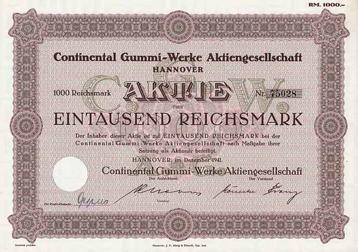 Continental Gummi-Werke AG