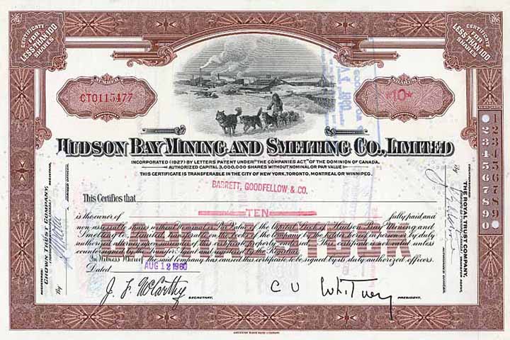 Hudson Bay Mining and Smelting Co.