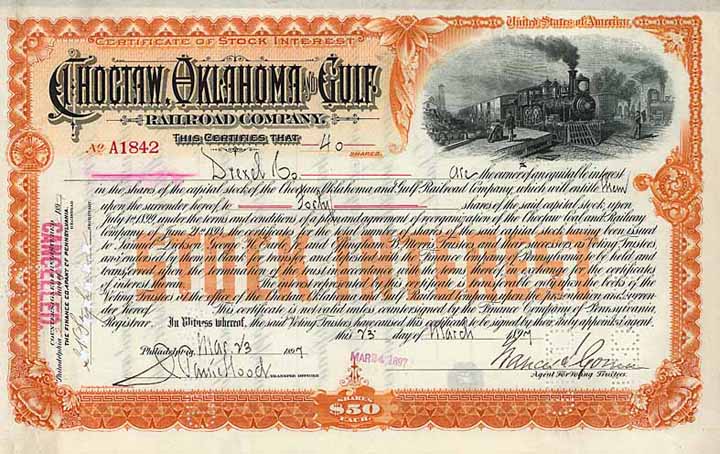 Choctaw, Oklahoma & Gulf Railroad