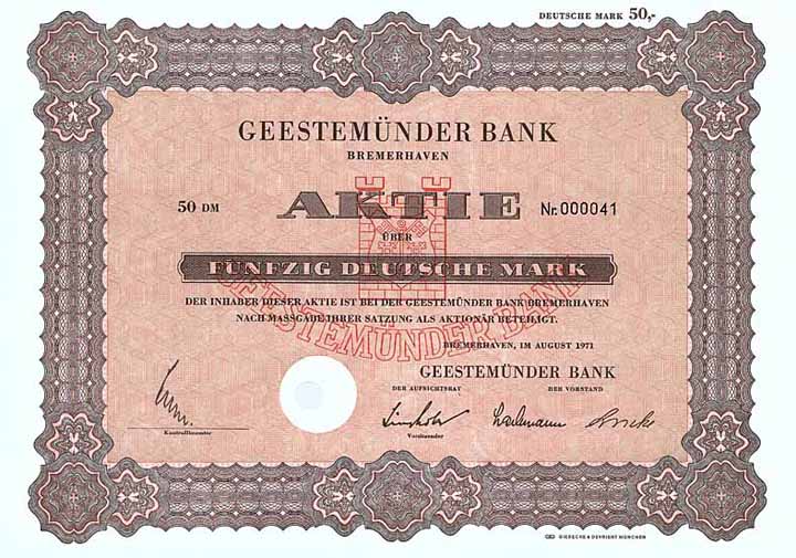 Geestemünder Bank