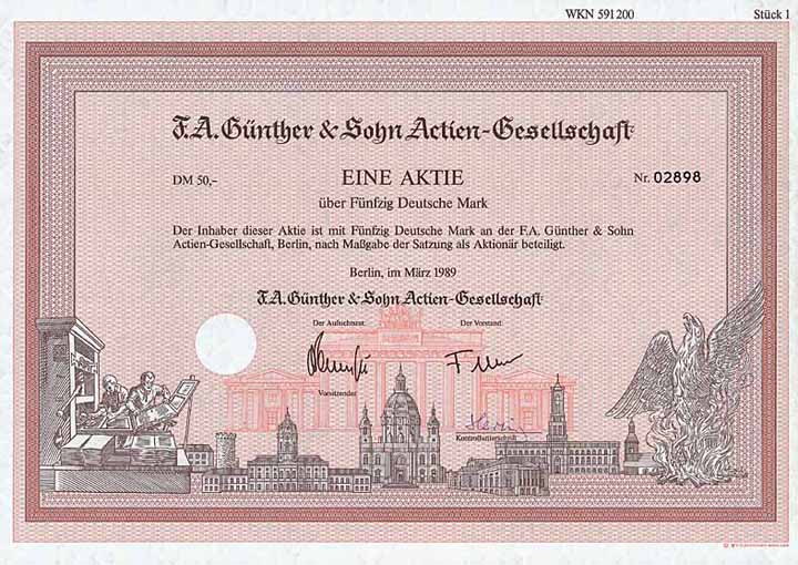 F. A. Günther & Sohn AG