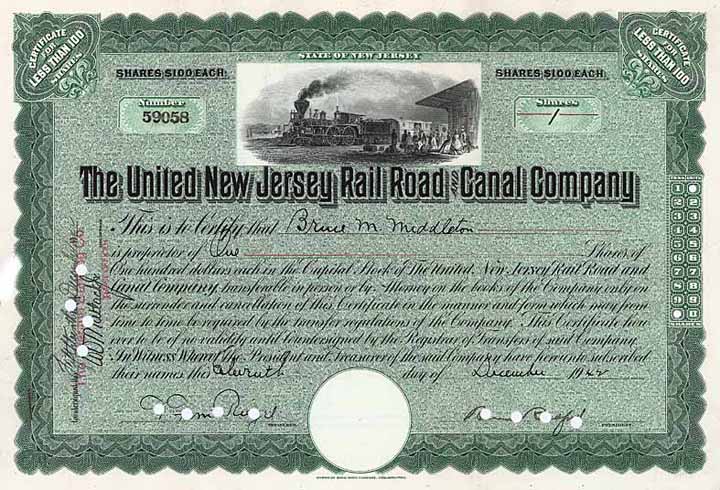 United New Jersey Railroad & Canal Co.