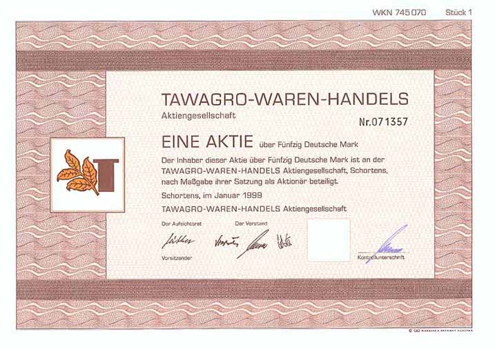 TAWAGRO-WAREN-HANDELS-AG