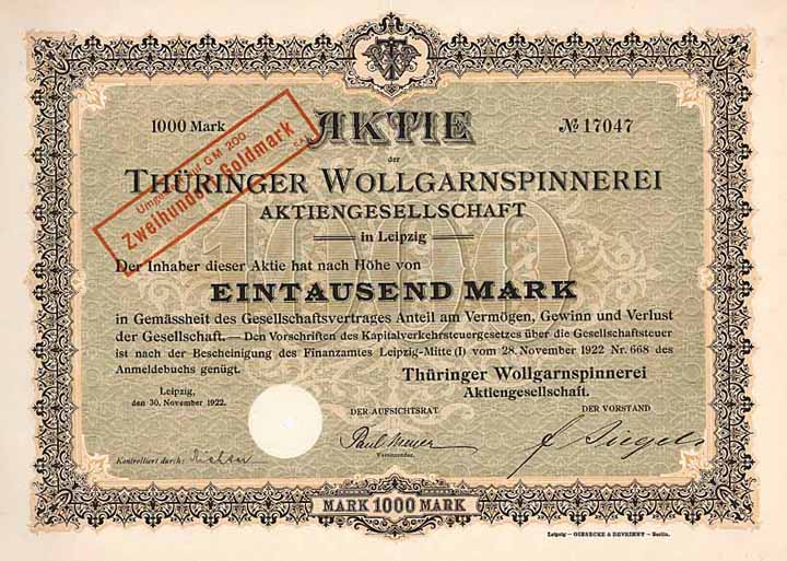 Thüringer Wollgarnspinnerei AG