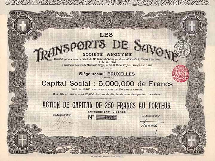 Les Transports de Savone S.A.