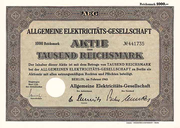 Allgemeine Elektricitäts-Gesellschaft