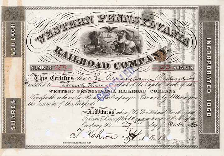 Western Pennsylvania Railroad Co.