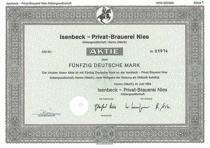 Isenbeck - Privat-Brauerei Nies AG