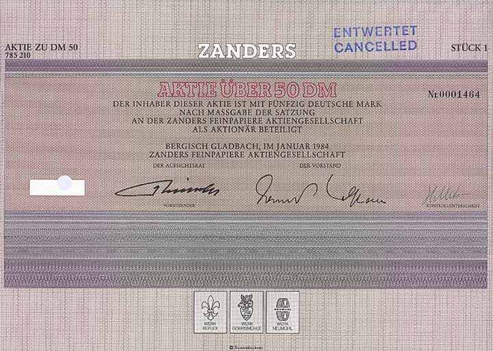 Zanders Feinpapiere AG