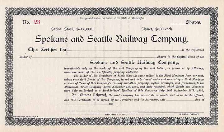 Spokane & Seattle Railway