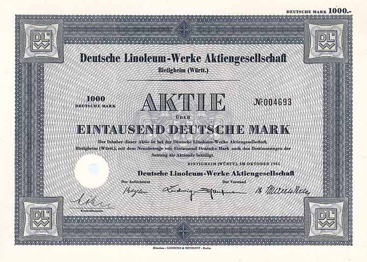 Deutsche Linoleum-Werke AG