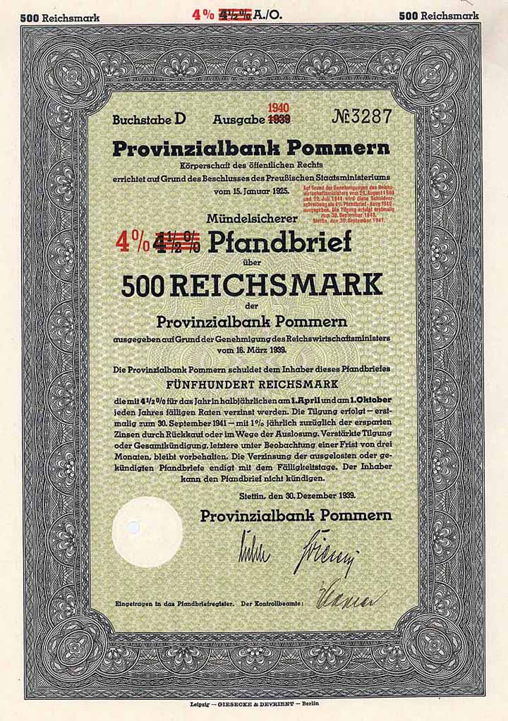 Provinzialbank Pommern