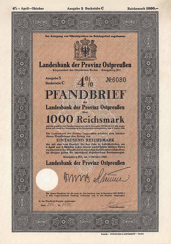 Landesbank der Provinz Ostpreußen