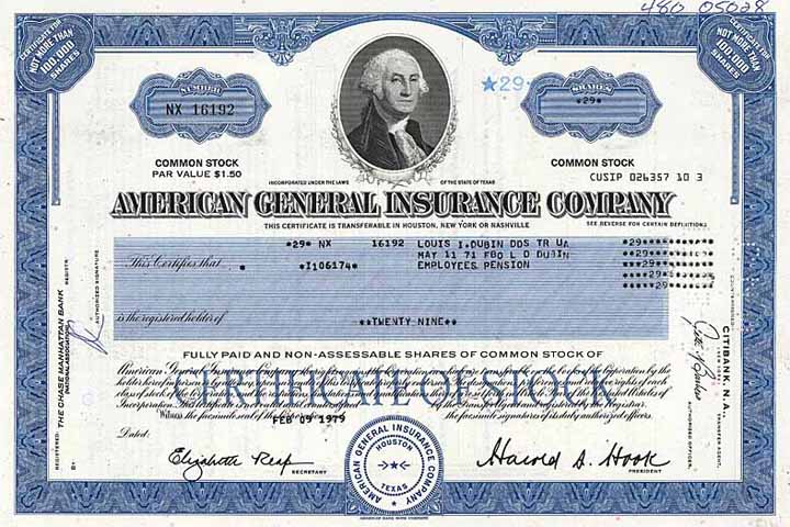 American General Insurance Co.