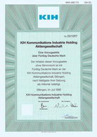 KIH Kommunikations Industrie Holding AG