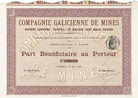 Cie. Galicienne de Mines S.A.