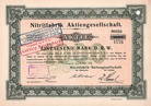 Nitritfabrik AG (mit Umstellung 1933)